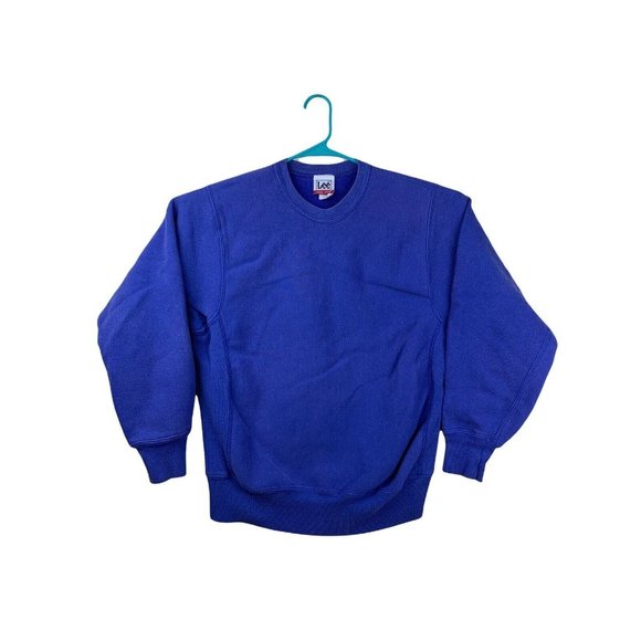 Vintage Lee Cross Grain Blank Yellow Crewneck Sweatshirt Size XXL Reverse Weave - Picture 1 of 7